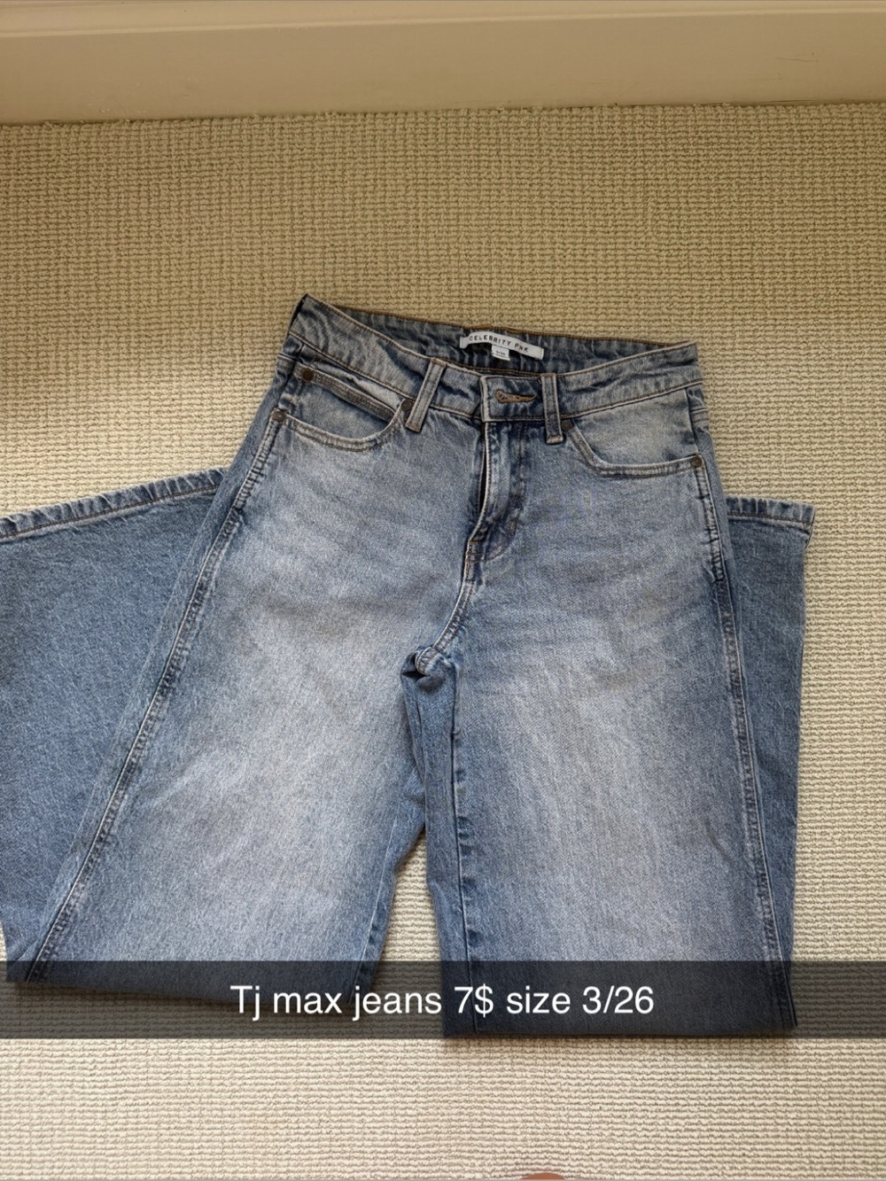 T.J.Maxx Light Blue Women’s High-Rise Straight Jeans